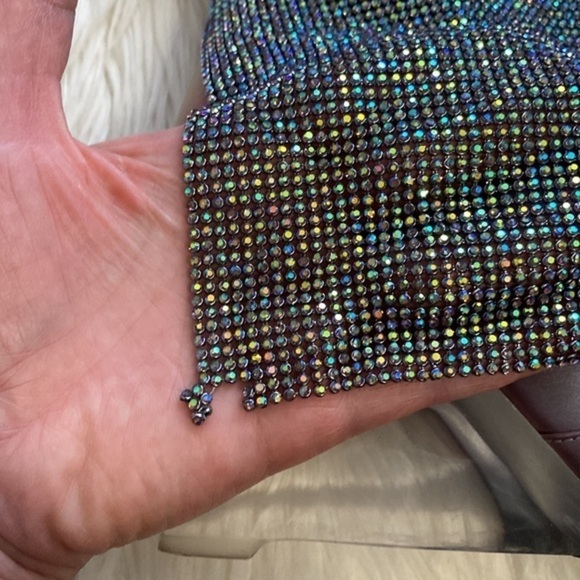 Benedetta Bruzziches Christine Crystal Mesh wedge boot‎ size 38EU - Picture 13 of 16